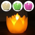 LED Tea Candle Lotus Shape Flower Light Pack of 6