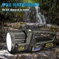 W5167 Solar Powered Rotating Dual LED + COB Light Source With USB Port To Charge Your Phone PM-75