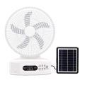 EP-312 Solar Powered 5 Blade Fan With Built-In Speaker And LED Night Light