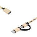 Micro USB &amp; Type C OTG Mini Cable