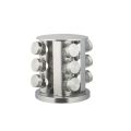 T01 Stainless Steel 12 Jar Rotating Spice Rack