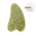 Aorlis AO-50041 Natural Jade Stone Massage Roller and Gua-Sha Massager For The Face