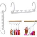 Pack Of 8 Triple Closet Space Hanger