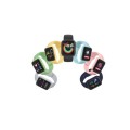 SE-TQ18 Macaron Heart Monitor Fitness Tracker Waterproof Sport Smart Watch