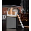 1831280 Cigarette 20 Pack Case With Rechargeable Lighter And Gas Lighter