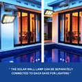 Solar Led Light Outdoor Motion Sensor 5 M Extension Cord Wall Lamp
