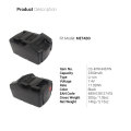 Power Tool Battery METABO CS-MTK570PW
