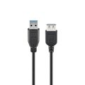 Goobay USB 3.0 SuperSpeed Extension 1.8m Cable - Black