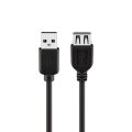 Goobay USB 2.0 Hi-Speed Extension 3m Cable - Black