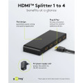 Goobay HDMI Splitter 1 to 4 (4K @ 30 Hz)