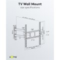 Goobay TV wall mount Basic FULLMOTION (M) for TVs from 32" to 55"