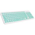 Alcatroz Jellybean U2000 Keyboard and Mouse - White/Mint