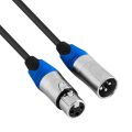 Hybrid XLR Male-XLR Female 1M Cable
