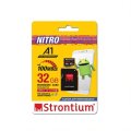 Strontium 32GB NITRO Micro SDXC A1 UHS-I (U1) Card with Adaptor