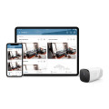 Eufy Cam 2 Pro Security Cameras (2 x 2K Cameras + Homebase Kit) - White