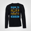 Born to golf, forced to work