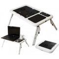 Multi-Purpose Foldable Laptop Table With Dual Cooling Fans