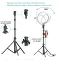 10" Selfie Ring Light With Tripod Stand & Phone Holder