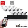 AHD CCTV  8 Channel camera system  2MP Full Kit security cameras with internet phone viewing
