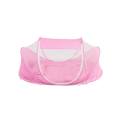 Baby 3-In-1 Cushion Mat and Pillow With Mosquito Net ( CHOOSE BLUE OR PINK )