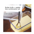2 PCS Butter Sealed Container and Cutting Set