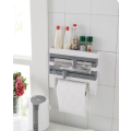 Multi-Functional 4 In 1 Kitchen Storage Holder Rack For Paper Towel