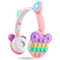 Colorful Bubble Foldable Wireless Headset- Bluetooth Q-MAX63