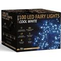 100 LED Fairy Lights - White / Warm White 220V