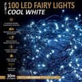 100 LED Fairy Lights - White / Warm White 220V