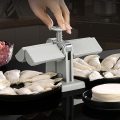 Household Double Head Automatic Dumpling Maker Mould - Stainless Steel Dumpling Maker, Wrap Two A...