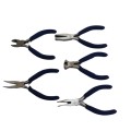 5-Piece Mini Pliers Set - Navy Blue