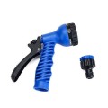 Garden Expandable Hose Pipe with Nozzle - 30 Meters - Blue
