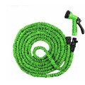 Garden Expandable Hose Pipe with Nozzle - 30 Meters - Green