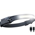 2 Pack - LED Headlamp with All Perspectives Induction 230 , 350 Lumens, Lightweight Head Lights...