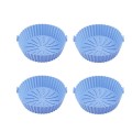 4 Pack - Air Fryer Silicone Liners- Blue