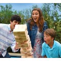 Jenga Giant Family Edition Hardwood Game (Can Stack to 3feet+. Ages 6+)