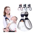 Breathable Baby Sling, Adjustable Baby Carrier, Carrier Wrap, Thick Shoulder Straps for 0-36 Mont...