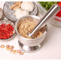 Stainless Steel Metal Spice Mortar With Pestle