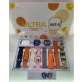 ULTRA USE-9 Smart Watch Wireless Earphone 8in1 Strap set