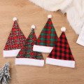 6 Pack New Christmas Lattice Party Hats in Red and Green Snowflake Hat