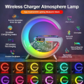 4 in 1 Wireless G Charger Night Light Lamp and Bluetooth Speaker 15W Fast Charging - 4A Pro