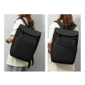 High Capacity Sleek Design Tech Backpack - Black