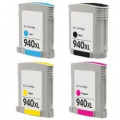 Compatible HP 940XL Ink Cartridge Multipack C4906AE / C4907AE / C4908AE / C4909AE