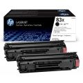 HP 83X 2-pack High Yield Black Original LaserJet Toner Cartridges