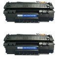HP 49A Compatible Black Toner Cartridge LaserJet 1160 2 Pack