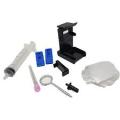 Ink suction tool clip for HP and for Canon cartridges with printhead and accessories