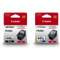 Canon PG-440XL/CL-441XL MG2140 Tri-Color Ink Cartridge