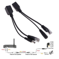 Rappid RJ45 Power Over Ethernet POE Adapter Injector &amp; Splitter Cable