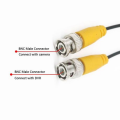 30m DC Power Security Surveillance BNC Cable For Analog Cameras