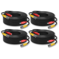 20m Power &amp; Video Ready Plug and Play ( CCTV Camera Cable SET Of 4 )